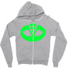 pj masks gekko symbol Zipper Hoodie