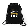 queens are born in 1965 Drawstring Bags