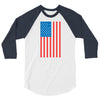american flag 3/4 Sleeve Shirt