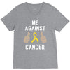 Me Against Cancer V-Neck Tee