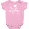 you shall not pass Baby Onesie
