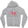 majestically awkward Zipper Hoodie