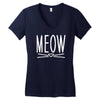 meow Women's V-Neck T-Shirt