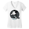 mickey mouse suicide Women's V-Neck T-Shirt