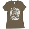 movie retro Ladies Fitted T-Shirt