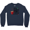 it's a christmas movies and hot chocolate kind of day Crewneck Sweatshirt
