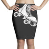 roller skate funny Pencil Skirts