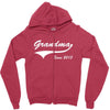 Grandma Since 2013 Zipper Hoodie