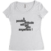 POSITIVE Women's Triblend Scoop T-shirt