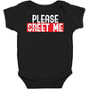 greet me Baby Bodysuit