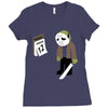 Friday The 12Th Funny Horror Movie Ladies Fitted T-Shirt