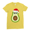 santa avocado Ladies Fitted T-Shirt