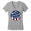 rebel girl 2 Women's V-Neck T-Shirt