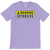 warning offensive mens funny T-Shirt