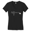 Scary Cat Women's V-Neck T-Shirt