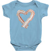bacon heart Baby Bodysuit