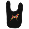 boxer flower Baby Bibs
