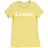 new compton gangster eazy e dr Ladies Fitted T-Shirt