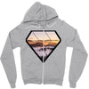 Nature Diamond Zipper Hoodie