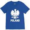 poland polska polish football flag new V-Neck Tee
