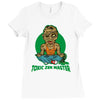 toxic zen master Ladies Fitted T-Shirt