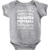 dreaming about pumpkin spice hayrides footbal falling leaves family ti Baby Bodysuit