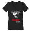 have no fear the mechanical engineer is here Women's V-Neck T-Shirt