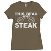 steak Ladies Fitted T-Shirt