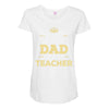 the best kind of dad raises a teacher. father's day gift for dad. Maternity Scoop Neck T-shirt