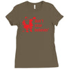don't stop believin funny christmas Ladies Fitted T-Shirt
