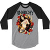 anarchy angel 3/4 Sleeve Shirt