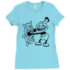 trollface steamboat Ladies Fitted T-Shirt