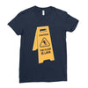 the floor is lava Ladies Fitted T-Shirt