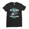 i'm a pug mom Ladies Fitted T-Shirt
