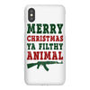 Merry Christmas Ya Filthy Animal iPhoneX