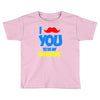 moustache you to be my valentine Toddler T-shirt