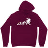 alien evolution   mens funny Unisex Hoodie
