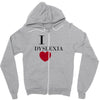 i dyslexia Zipper Hoodie
