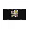 ski mood french bulldog License Plate