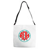 chevron circle Adjustable Strap Totes