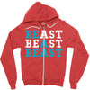 Be A Beast Zipper Hoodie