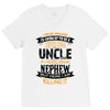 Super Cool Uncle Of A Freaking Awesome Nephew V-Neck Tee