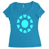 ironman logo avengers marvel comics gift Women's Triblend Scoop T-shirt