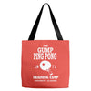 ping pong camp Tote Bags