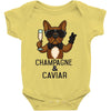 champagne and caviar Baby Bodysuit