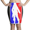 Jack Sparrow Pirate NBA Style Pencil Skirts