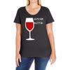 drink the blood Ladies Curvy T-Shirt