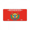 reindeer christmas License Plate