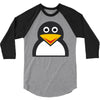 penguin face 3/4 Sleeve Shirt