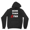 avengers more than a fan white logo Unisex Hoodie